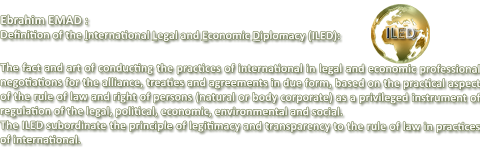 >> Emad : La Mondialisation et les Diplomaties